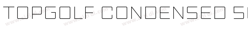 Topgolf Condensed 50字体转换